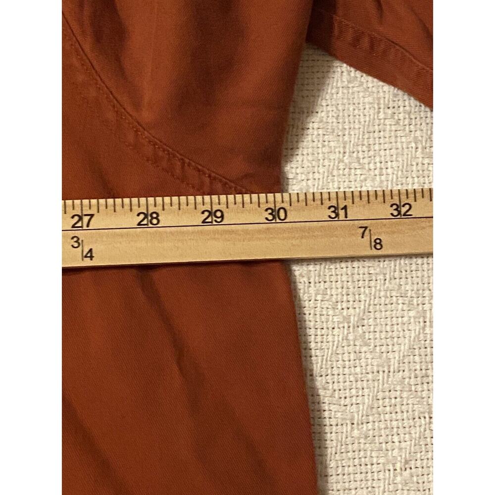 Wrangler Western Mens Button Down Shirt 3XL Terra Cotta/Red Long Sleeve Cotton - Picture 7 of 16